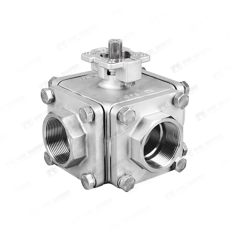 螺紋方體高壓四通球閥