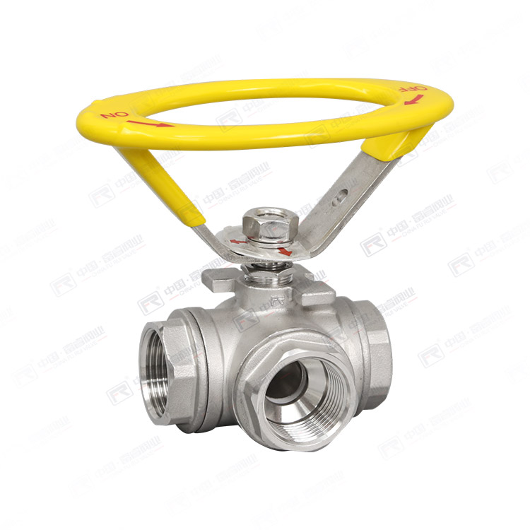 圓形手柄三通球閥